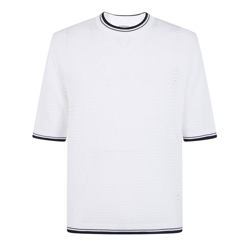 Laneus Men Knitted T-Shirt Man
